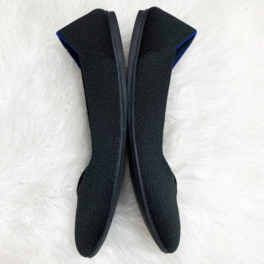 Rothy’s Rounded Toe Flats Solid Black Size 9 - Picture 4 of 7